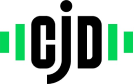 Logo avec texte stylisé CJD